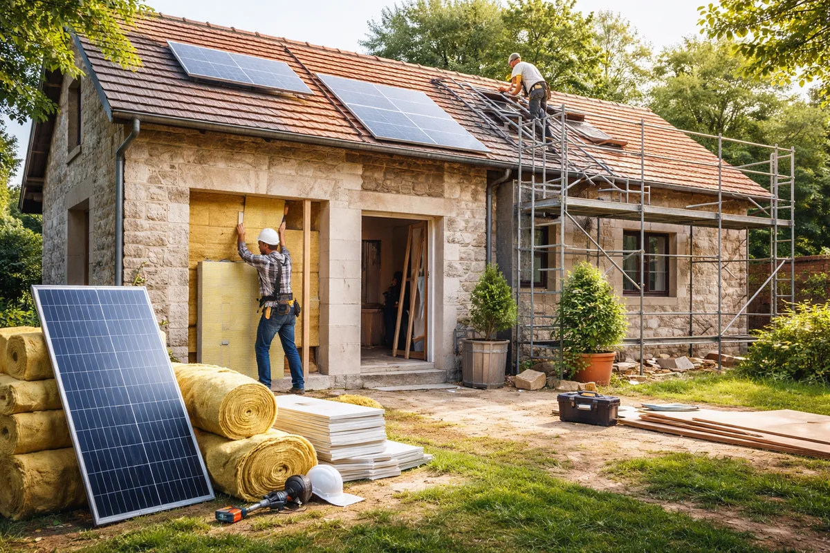 Quels sont les travaux de rénovation énergétique à envisager pour une maison ancienne