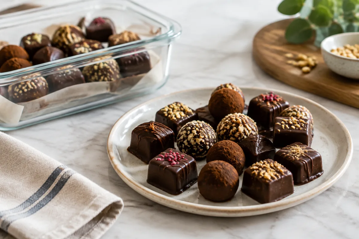 Comment conserver des chocolats faits maison sans perdre leur texture ?