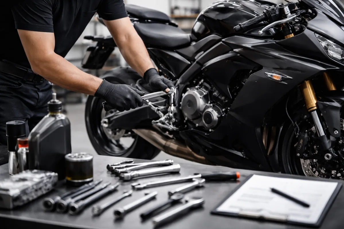 Quel est le coût moyen d'un entretien de moto en France