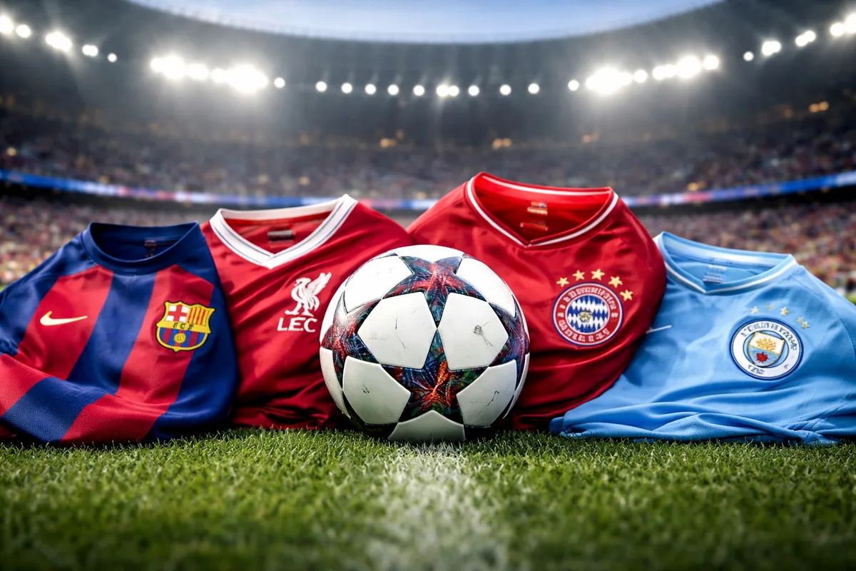 Quels sont les principaux clubs de football professionnels en Europe ?